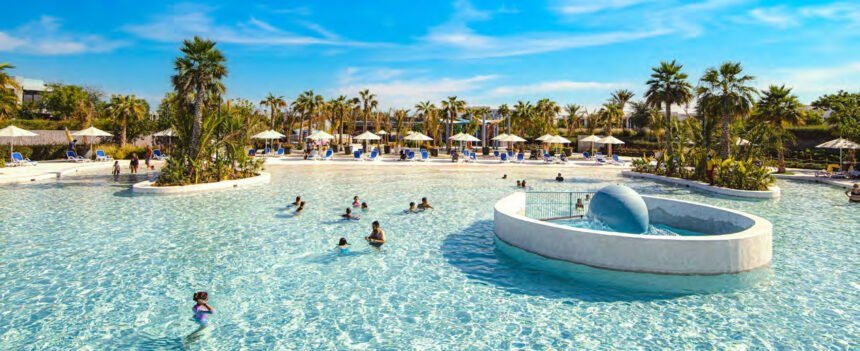 Malibu Bay with wave pool and sunbathing area