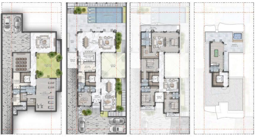 Floor Plans Gems Estates 2 - 6 Bedrooms Villas
